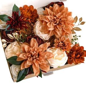 Roses Artificial Flowers for DIY Wedding Decoration Bridal Bouquet Table